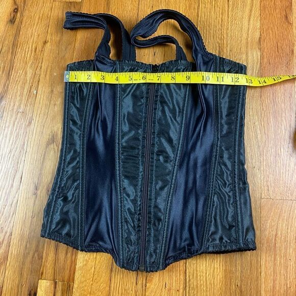 Victorian Black Zip Up Corset Size 34 inch - Picture 6 of 9